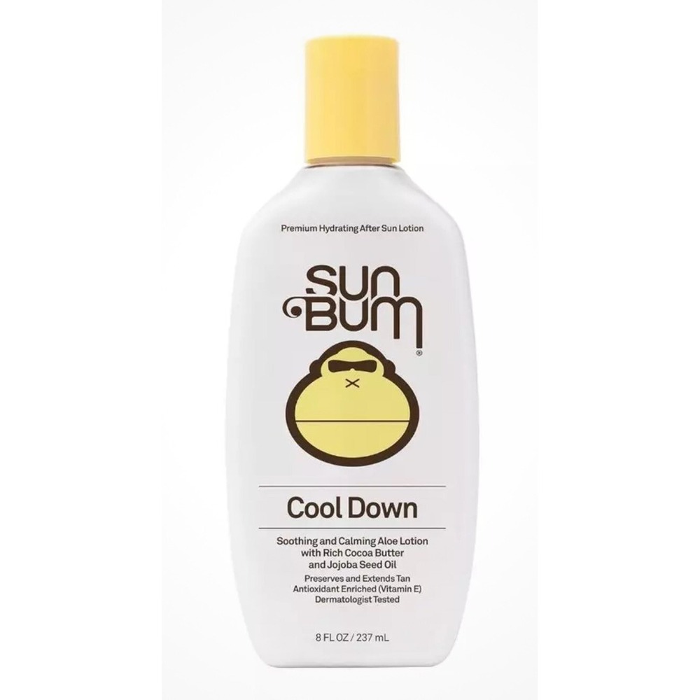 Sun Bum Cool Down Hydrating After Sun Lotion Tanning Tan Moisturizer Cream 8oz